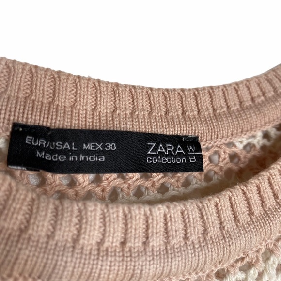 Zara Knit Blush & Cream stripes - Picture 4 of 11